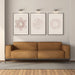 Boho - Decorate , Beige Printable Art, Elegant Beige Faded Circle Wall Art Set of 3, Modern Abstract Decor for Chic Home Interiors - FORHERA DESIGN - Art_Boho