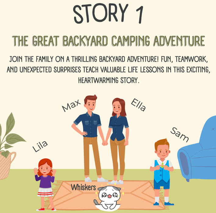 Bundle of 5 Family Adventure Stories | Kids' Digital Storybook | Lessons on Teamwork, Patience, and Fun | Vocabulary Development Included! - FORHERA DESIGN - Christmas_gifts