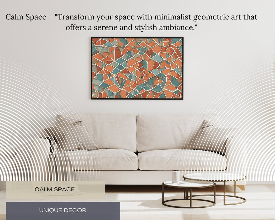 Calm Space | Minimalistic Art | Geometric Abstract | Digital Download | Neutral Wall Art | Modern Minimalist Design | Simple Geometric Art - FORHERA DESIGN - Art_Minimalist