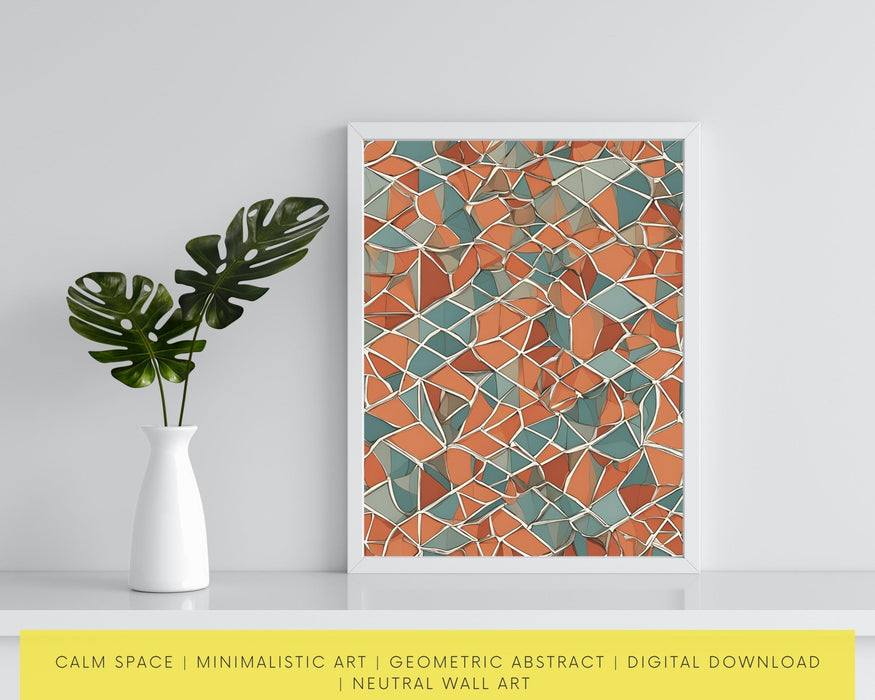 Calm Space | Minimalistic Art | Geometric Abstract | Digital Download | Neutral Wall Art | Modern Minimalist Design | Simple Geometric Art - FORHERA DESIGN - Art_Minimalist