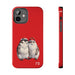 Christmas Bunny Phone Case Resistant 2 - Piece for Iphone or Google Phone case - FORHERA DESIGN - Phone Case