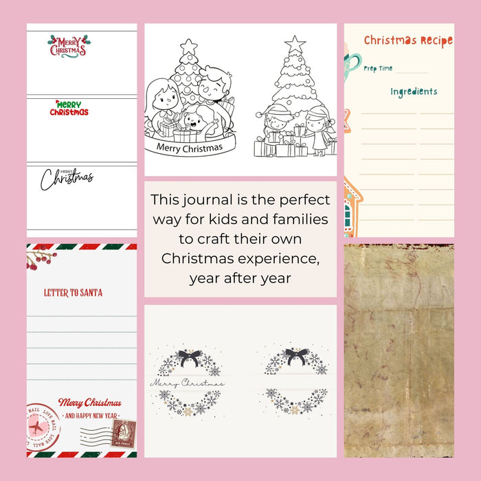 Christmas Journal for Kids & Families | Build Your Own Christmas Memories | Printable DIY Journal | 25 Pages of Fun Activities | Creative Christmas Craft - FORHERA DESIGN - Christmas_gifts