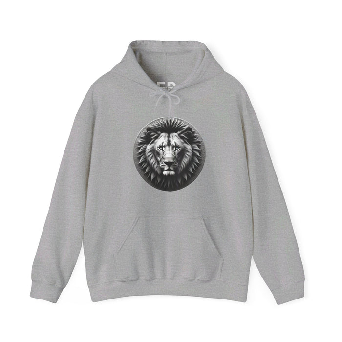 Courage Lion Hoody Unisex Heavy Blend™ Hooded Sweatshirt - FORHERA DESIGN - Hoodie