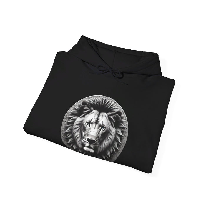 Courage Lion Hoody Unisex Heavy Blend™ Hooded Sweatshirt - FORHERA DESIGN - Hoodie