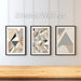 Creamy Wall Art | Minimalist Geometric Digital Download | Neutral Abstract Art | Modern Triangle & Semi - Circle Design | Soft Sand Colors - FORHERA DESIGN - Art_Minimalist
