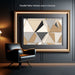 Creamy Wall Art | Minimalist Geometric Digital Download | Neutral Abstract Art | Modern Triangle & Semi - Circle Design | Soft Sand Colors - FORHERA DESIGN - Art_Minimalist