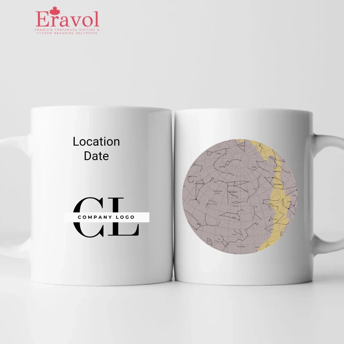 Custom Star Map Mug – Corporate Branded Event Gift - Eravol - Mug