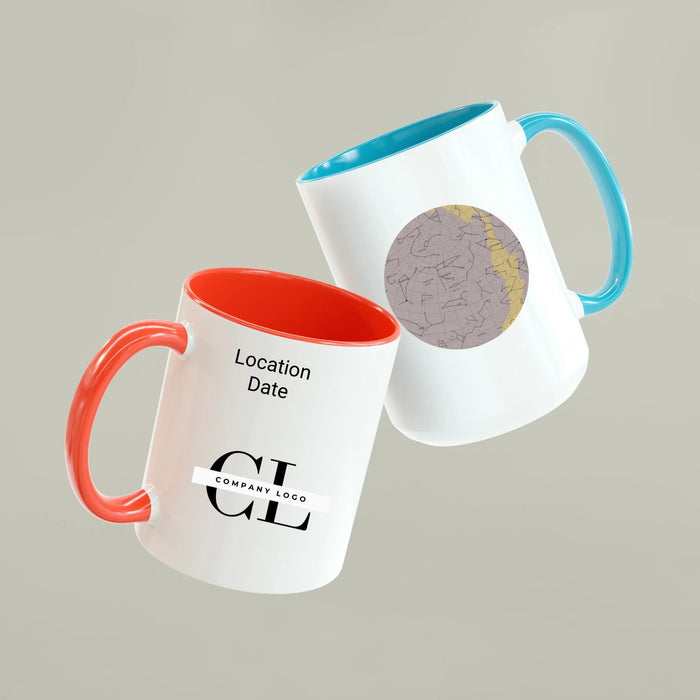 Custom Star Map Mug – Corporate Branded Event Gift - Eravol - Mug