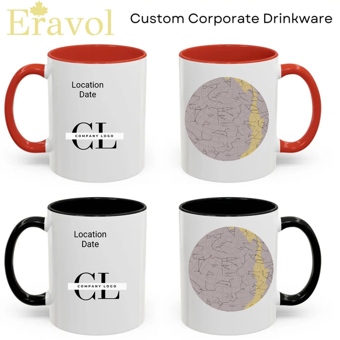 Custom Star Map Mug – Corporate Branded Event Gift - Eravol - Mug