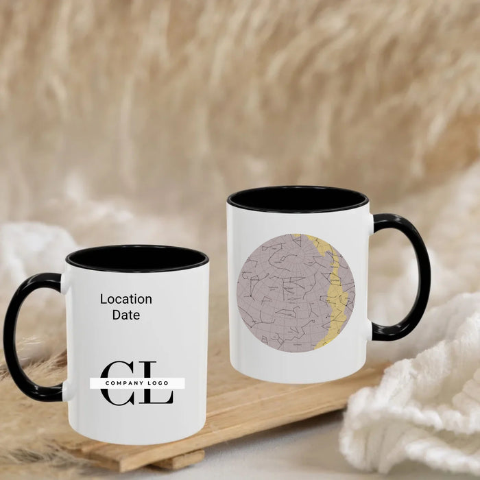 Custom Star Map Mug – Corporate Branded Event Gift - Eravol - Mug