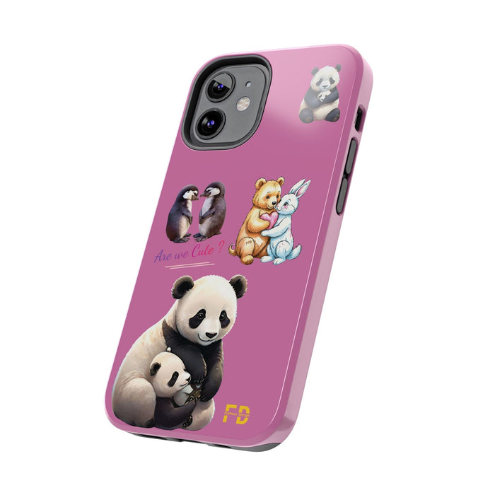 Cute Animals Phone Case Resistant 2 - Piece for Iphone or Google Phone case - FORHERA DESIGN - Phone Case