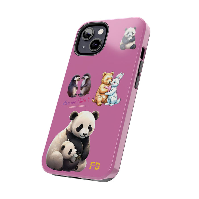 Cute Animals Phone Case Resistant 2 - Piece for Iphone or Google Phone case - FORHERA DESIGN - Phone Case