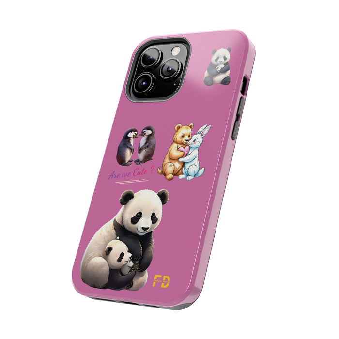 Cute Animals Phone Case Resistant 2 - Piece for Iphone or Google Phone case - FORHERA DESIGN - Phone Case