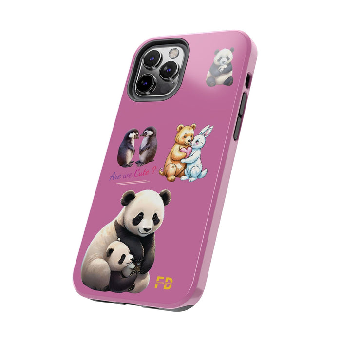 Cute Animals Phone Case Resistant 2 - Piece for Iphone or Google Phone case - FORHERA DESIGN - Phone Case