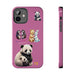 Cute Animals Phone Case Resistant 2 - Piece for Iphone or Google Phone case - FORHERA DESIGN - Phone Case