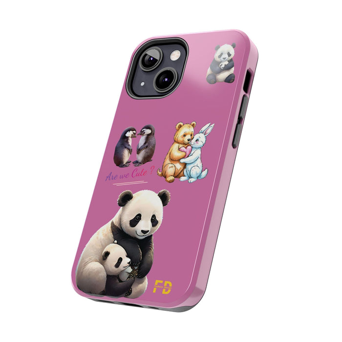 Cute Animals Phone Case Resistant 2 - Piece for Iphone or Google Phone case - FORHERA DESIGN - Phone Case