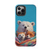 Cute Funny Animals Phone Case Resistant 2 - Piece for Iphone or Google Phone case - FORHERA DESIGN - Phone Case