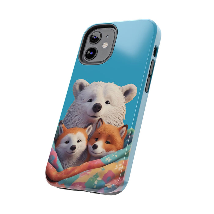 Cute Funny Animals Phone Case Resistant 2 - Piece for Iphone or Google Phone case - FORHERA DESIGN - Phone Case