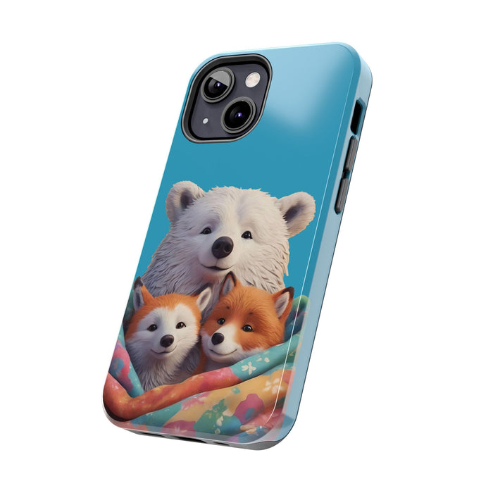 Cute Funny Animals Phone Case Resistant 2 - Piece for Iphone or Google Phone case - FORHERA DESIGN - Phone Case