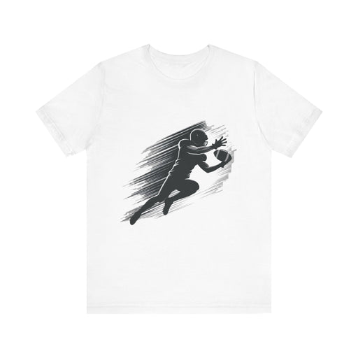 Dynamic Football Player Silhouette T-Shirt – Catch the Excitement of the Game - FORHERA DESIGN - T-Shirt