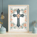 Elegant Cross Wall Art Set of 3 | Minimalist Christian Decor | Printable Art | Modern Faith Decor | Digital Download - FORHERA DESIGN - Christian_Wallart