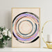 Fading Circle and Square Wall Art Set of 2, Geometric Abstract Prints, Minimalist Home Decor, Neutral Color Wall Art, Modern Boho Art - FORHERA DESIGN - Art_Boho
