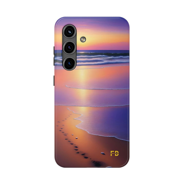 FD beach scene Mental Health Phone Case Resistant 2 - Piece for Iphone or Google Phone case - FORHERA DESIGN - Phone Case