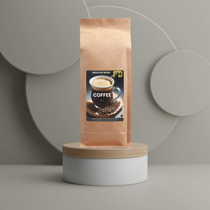 FD Brazilian Blend 16oz - 100% Arabica coffee beans - FORHERA DESIGN - Food & Beverages