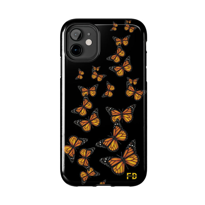 FD Butterfly Phone Case Impact Resistant 2 - Piece Phone Case - FORHERA DESIGN - Phone Case