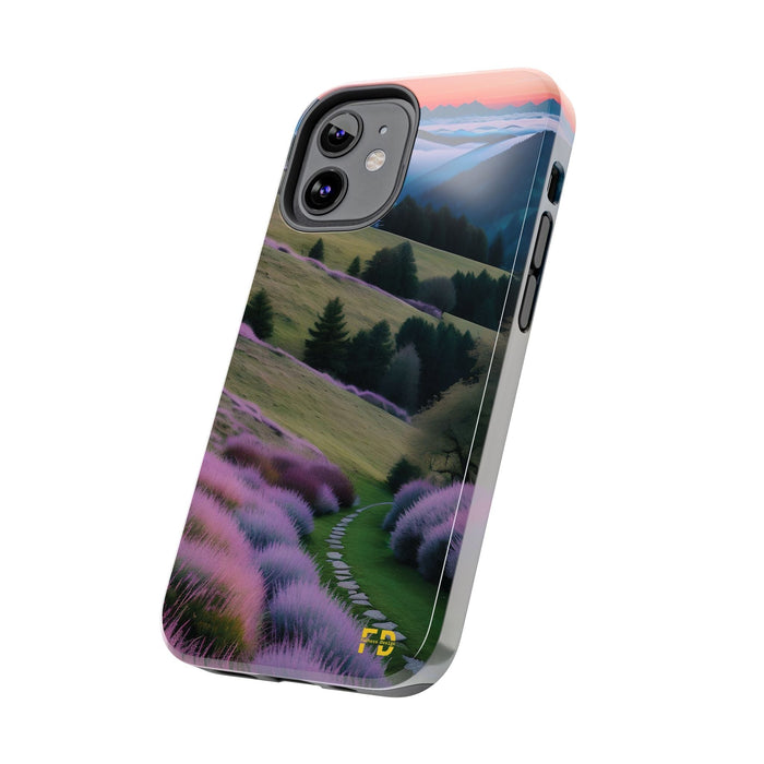 FD calm mountain scene Mental Health Phone Case for Iphone or Google Phone case - FORHERA DESIGN - Phone Case