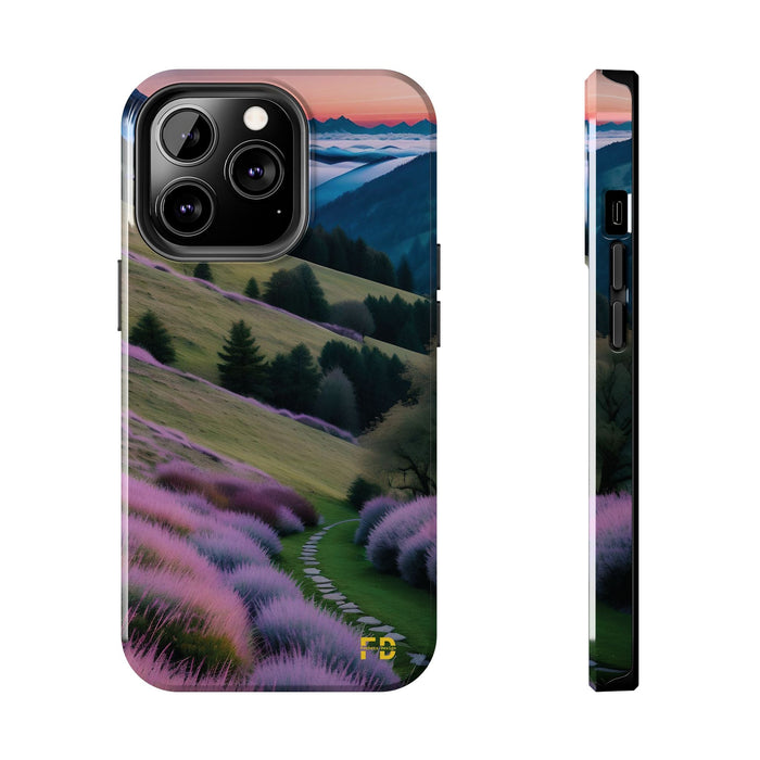 FD calm mountain scene Mental Health Phone Case for Iphone or Google Phone case - FORHERA DESIGN - Phone Case