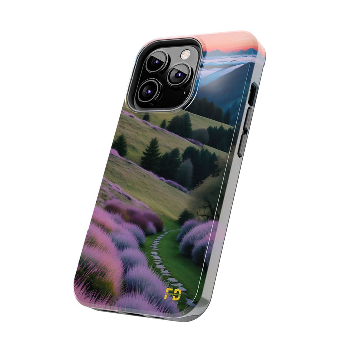 FD calm mountain scene Mental Health Phone Case for Iphone or Google Phone case - FORHERA DESIGN - Phone Case