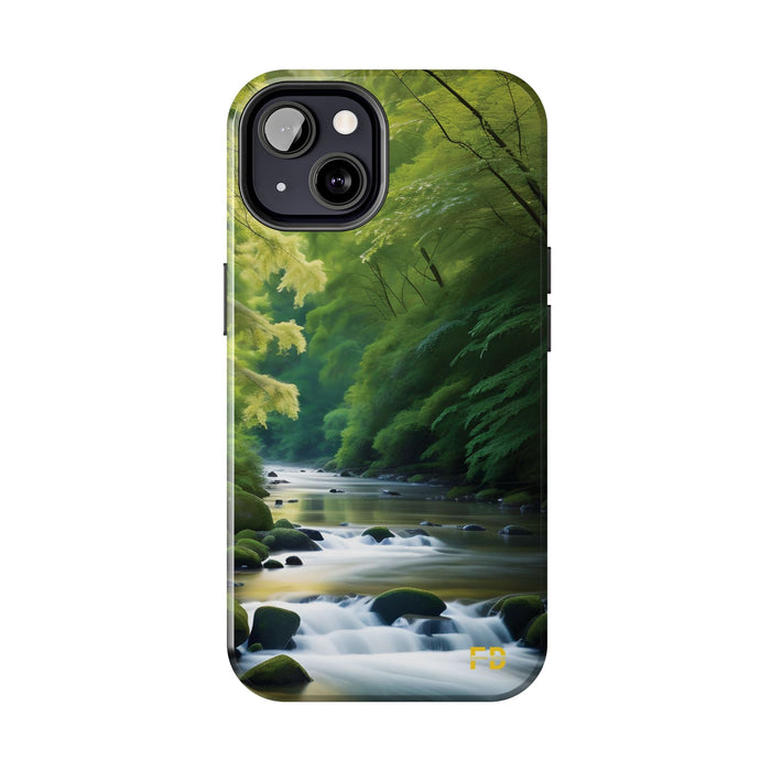 FD Calm River Mental Health Phone Case Resistant 2 - Piece - FORHERA DESIGN - Phone Case