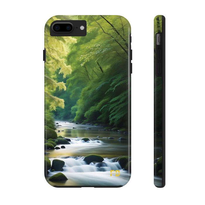 FD Calm River Mental Health Phone Case Resistant 2 - Piece - FORHERA DESIGN - Phone Case