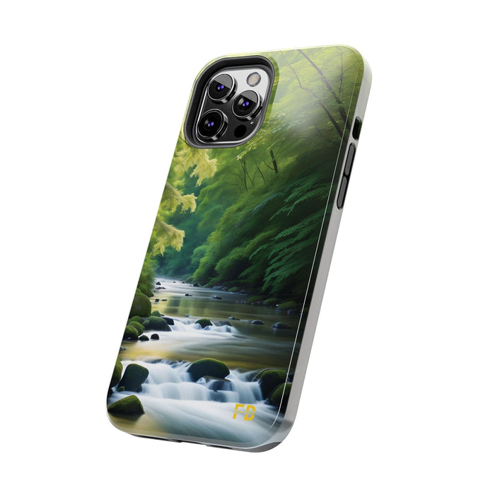 FD Calm River Mental Health Phone Case Resistant 2 - Piece - FORHERA DESIGN - Phone Case