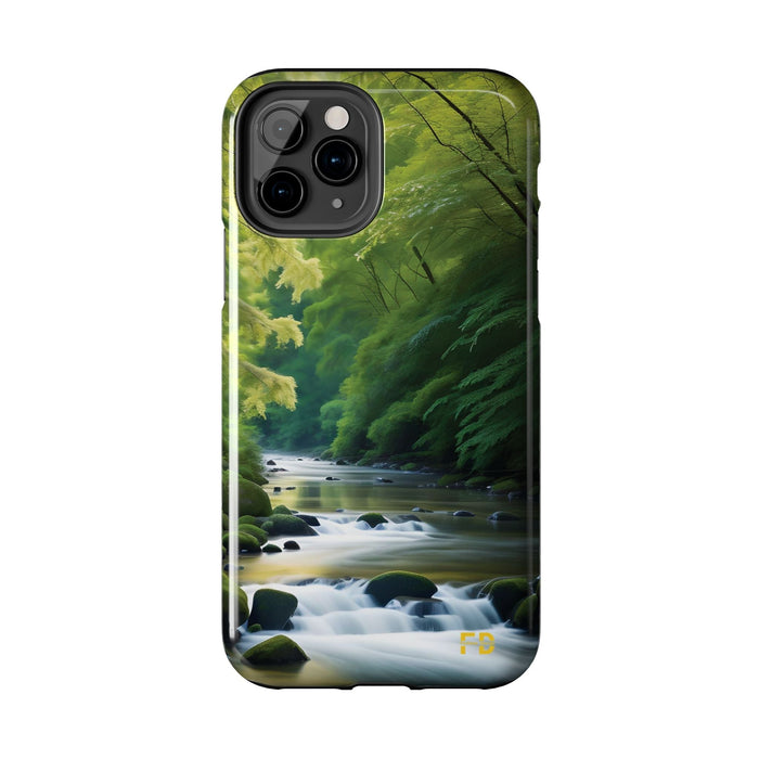 FD Calm River Mental Health Phone Case Resistant 2 - Piece - FORHERA DESIGN - Phone Case