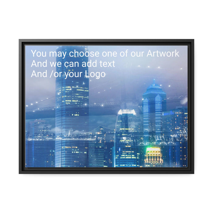 FD - City Bridge Canvas Gallery Wraps (Add your logo) Matte Canvas, Black Frame - FORHERA DESIGN - bulk