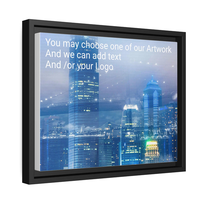 FD - City Bridge Canvas Gallery Wraps (Add your logo) Matte Canvas, Black Frame - FORHERA DESIGN - bulk