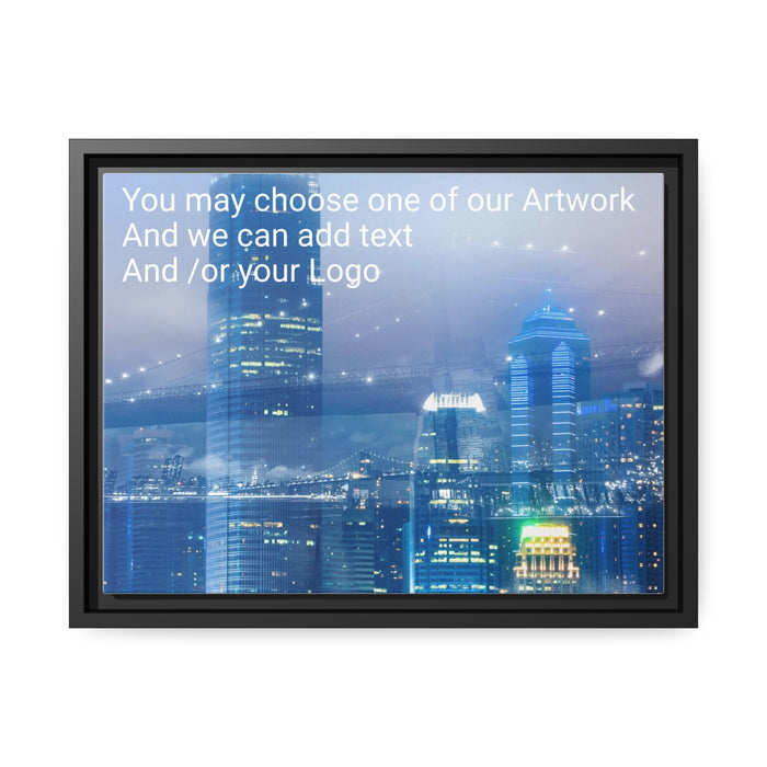 FD - City Bridge Canvas Gallery Wraps (Add your logo) Matte Canvas, Black Frame - FORHERA DESIGN - bulk