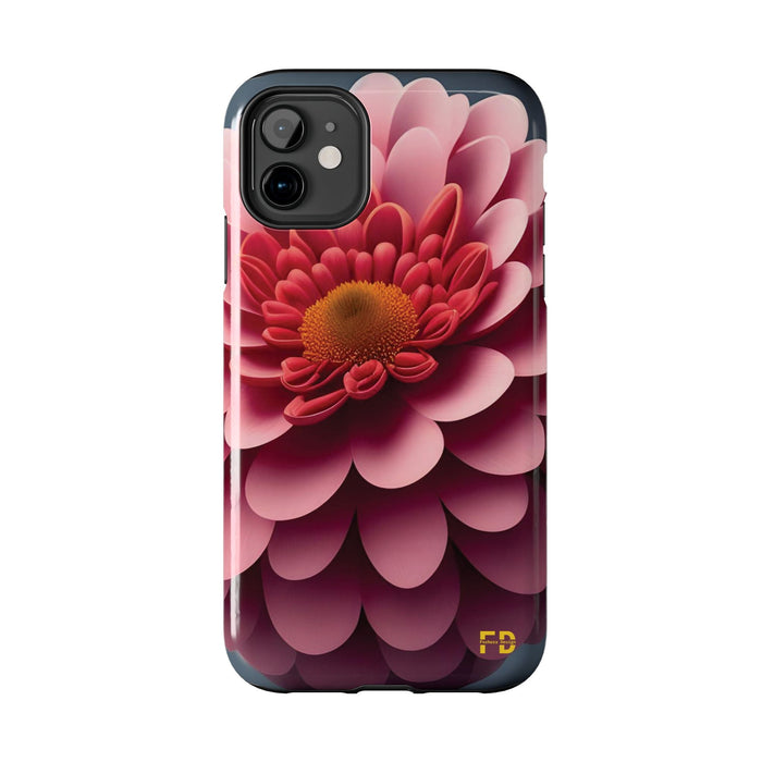 FD Flower Phone Case, Impact Resistant Phone Cover, Lightweight Phone Accessories, iPhone Samsung Protective Shell - FORHERA DESIGN - Phone Case