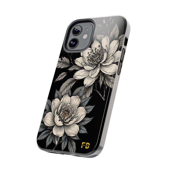 FD Flowers Impact Resistant 2 - Piece Phone Case | The lord is my Strength - FORHERA DESIGN - Phone Case