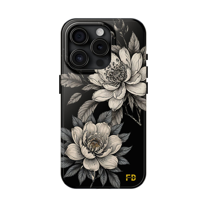 FD Flowers Impact Resistant 2 - Piece Phone Case | The lord is my Strength - FORHERA DESIGN - Phone Case