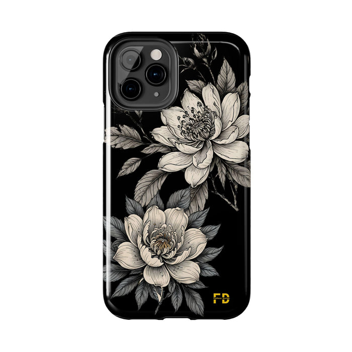 FD Flowers Impact Resistant 2 - Piece Phone Case | The lord is my Strength - FORHERA DESIGN - Phone Case