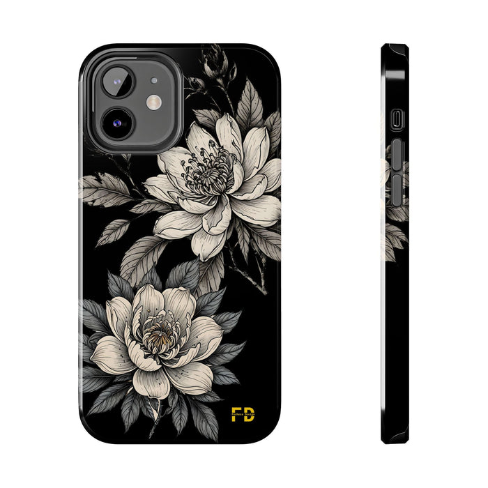 FD Flowers Impact Resistant 2 - Piece Phone Case | The lord is my Strength - FORHERA DESIGN - Phone Case