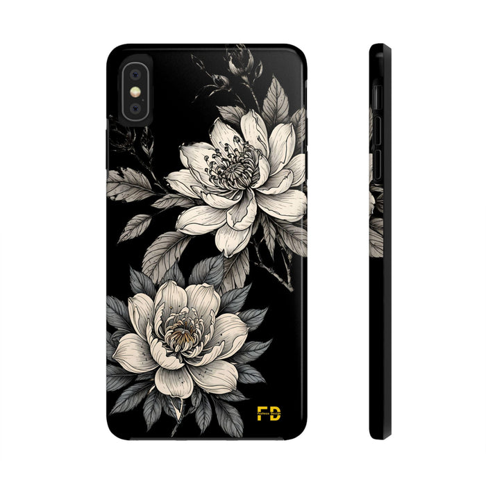 FD Flowers Impact Resistant 2 - Piece Phone Case | The lord is my Strength - FORHERA DESIGN - Phone Case