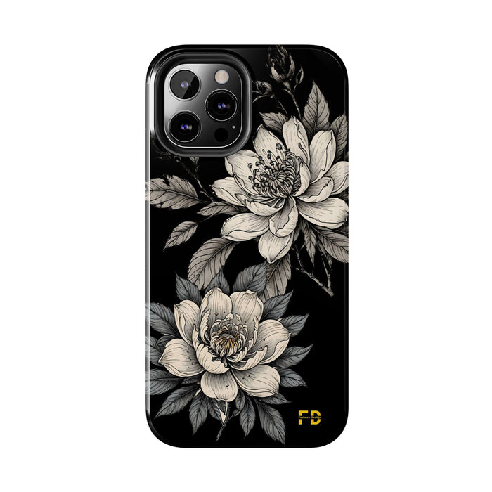 FD Flowers Impact Resistant 2 - Piece Phone Case | The lord is my Strength - FORHERA DESIGN - Phone Case