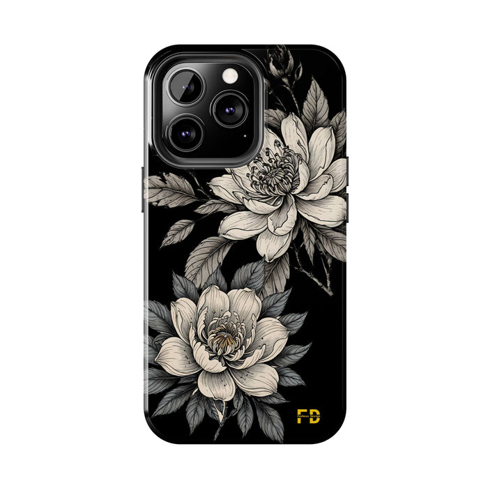 FD Flowers Impact Resistant 2 - Piece Phone Case | The lord is my Strength - FORHERA DESIGN - Phone Case