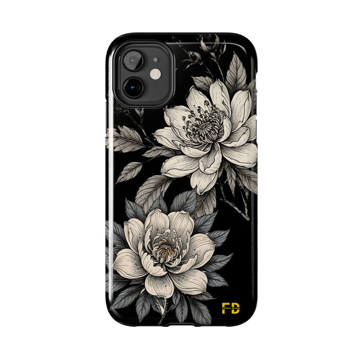 FD Flowers Impact Resistant 2 - Piece Phone Case | The lord is my Strength - FORHERA DESIGN - Phone Case