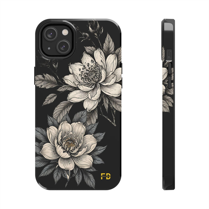 FD Flowers Impact Resistant 2 - Piece Phone Case | The lord is my Strength - FORHERA DESIGN - Phone Case