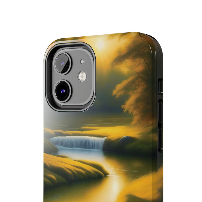 FD golden landscape Mental Health Phone Case for Iphone or Google Phone case - FORHERA DESIGN - Phone Case